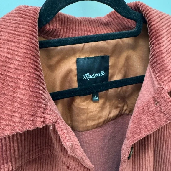 Madewell Women's Corduroy Jacket Rust - Picture 3 of 3